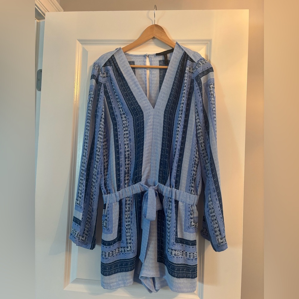 BCBGMaxazria Blue Romper